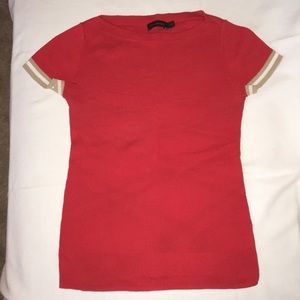 Red The Limited Short Sleeved Sweater
